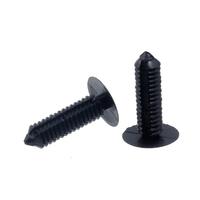 Clips de fixation en plastique PP noir de 32 .. 5mm de long X 8.7mm de diamètre