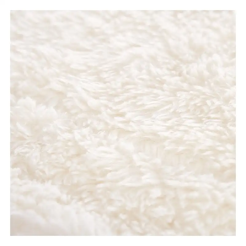कृत्रिम विरोधी स्थैतिक, कम कीमत, टिकाऊ, सादे रंग, सबसे अच्छा बेच शराबी लंबे बालों वाली खरगोश कंबल