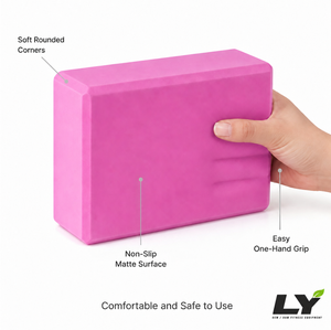 RoHS Eco-Friendly Cotton Yoga Block 10 Colors, High Density Non-Slip Pilates <strong>Brick</strong> Lightweight <strong>Exercise</strong> Foam for Yoga Dance Gym - Product Image 6
