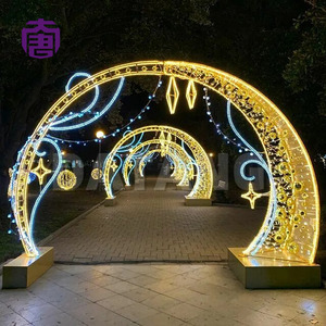 Walk Through Christmas Archway Lighting for City Streets Theme Parks Shopping Malls and Winter Festival Events - Product Image 2