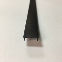 Diffuseur de lumière LED en plastique noir