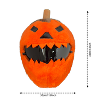 Nouvelle Housse de Casque de Moto Intégrale en Fausse Fourrure de Lapin Douce, Style Citrouille Halloween Mignonne, Anti-Vent, Amusante, Marque Ruiming
