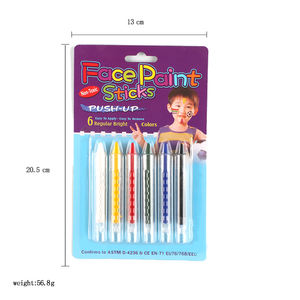 Ensemble de crayons à visage magiques à 12 couleurs, <span class=keywords><strong>peinture</strong></span> à l'huile pour la <span class=keywords><strong>peinture</strong></span> à la main des enfants, pour le maquillage de bal ou l'art corporel d'Halloween - Product Image 6