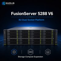 Serveur en rack FusionServer 5288 V6 4U à double socket pour l'hébergement des PME, la sauvegarde de bases de données et les applications professionnelles