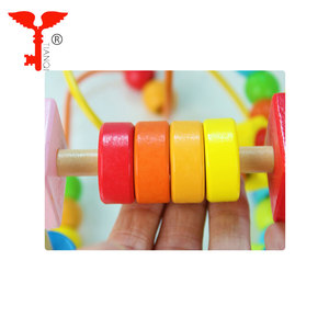 Classique en gros jouet éducatif en bois perles jeu de <span class=keywords><strong>labyrinthe</strong></span> pour les enfants - Product Image 3