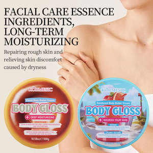 Kormesic 300G Nhẹ Nhàng Sử<span class=keywords><strong>a</strong></span> Chữ<span class=keywords><strong>a</strong></span> Bán Buôn Dưỡng Ẩm Sâu Nuôi Dưỡng Kem Dưỡng Da Rừng Nhiệt đới Donut <span class=keywords><strong>C</strong></span>ơ Thể Bơ Kem - Product Image 1