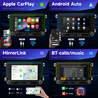 Radio FM RDS Android de 7 Pulgadas para Auto BQCC, Pantalla MP5 Carplay, Estéreo Multimedia BT para VW Amarok, Caddy, Golf 5, 6, Skoda Octavia, Passat B6