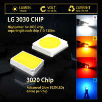 Ampoules LED GView T5 Canbus sans erreur, puces SMD 3030, 10-15V AC, garantie 24 mois, éclairage du tableau de bord de la voiture