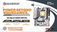 MAXSUN AMD ESport B850M WIFI ICE Desktop-Motherboard DDR5 Dual-Speicherkanal SATA 64GB RAM Hochleistungs-Gamer-Mainboard
