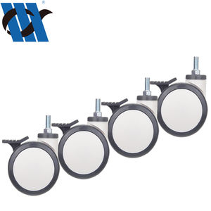 Аксессуары для больничной кровати BDCB031, бесшумные ролики и блокирующие колеса с тормозом, запасная часть для больничной кровати - Product Image 5