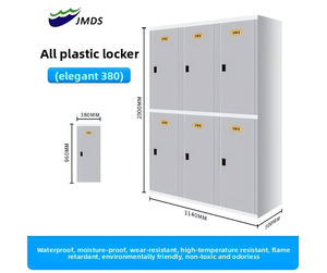 <span class=keywords><strong>Casier</strong></span> JMDS-302 en PVC et ABS, étanche, avec barre à vêtements et étagère, idéal pour écoles, piscines, spas, gymnases, prix direct usine. - Product Image 2