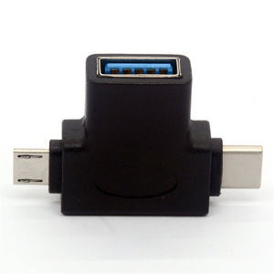 Konverter OTG 2-In-1 <span class=keywords><strong>USB</strong></span> 3.0 Ke <span class=keywords><strong>Micro</strong></span> <span class=keywords><strong>USB</strong></span> dan <span class=keywords><strong>Adaptor</strong></span> Tipe C OTG 2-In-1 <span class=keywords><strong>Adaptor</strong></span> 2-In-1 - Product Image 5