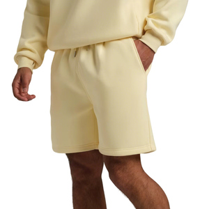 Custom Casual Basic <strong>Fleece</strong> <strong>Shorts</strong> with Drawstring Relaxed Fit Sports Gym Workouts Oversized Heavyweight Knit <strong>Shorts</strong> for <strong>Men</strong> - Product Image 4