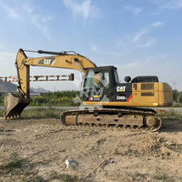 Machinerie d'occasion CAT330D2L 30,3 tonnes pour fondations de bâtiments, transpalette sur chenilles, fournisseur de transpalettes sur chenilles CAT329D2L CAT330D CAT330DL à vendre
