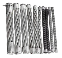Câble en acier galvanisé 6x36+IWRC pour foreuse minière, diamètre de 1 mm à 40 mm, à bas prix