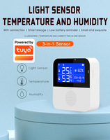 Capteur d'environnement WiFi d'intérieur Tuya Smart, thermomètre numérique sans fil, hygromètre, précision 2% RH, rapide