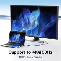 UNIEAN grosir HD ABS Mini DP kabel Video 4k Transfer Data kabel Displayport Mini DP ke kabel adaptor UHD untuk TV seluler