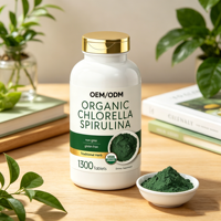 Comprimés de spiruline pour adultes, riches en antioxydants, protéines, soutien immunitaire, complément alimentaire super-aliment