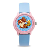 Montre à quartz pour enfants 2026 IP avec chiffres de dessin animé mignons, cadran de 34 mm, design sportif tendance, boîtier rond étanche