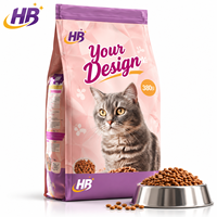Sacs d'emballage personnalisés pour aliments pour animaux de compagnie, sachets souples à soufflet latéral, fabricant de sacs pour aliments pour animaux