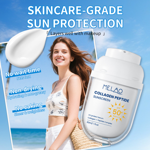 Protector Solar Coreano Personalizado con Colágeno y Péptidos, SPF 50+ PA+++, Anti UV, Bloqueador Solar, Hidratante, Suero Facial, Venta al Por Mayor - Product Image 3