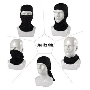 Penutup Kepala Sepeda Motor Masker Wajah Pelindung UV Penghangat Leher Sutra Es Masker Pelindung Matahari Berkendara Luar Ruangan Uniseks - Product Image 6