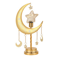Nouveau luxe Ramadan Kareem lumières musulmanes musulmanes Eid Mubarak décorations enfants cadeaux lune étoile lumière LED décoration de Table islamique