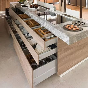 מחיר זול מודרני ריהוט מטבח אוסטרליה מטבח ריהוט מלמין יצרנית עץ מלמין האי מלמין - Product Image 1