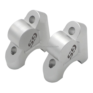 CNC Machining-elevador de manillar R <span class=keywords><strong>1200</strong></span> <span class=keywords><strong>GS</strong></span> R1200 <span class=keywords><strong>GS</strong></span>, adaptador de extensión de abrazadera de barra con pernos para BMW ADV 2014-2017 R1200GS LC - Product Image 1