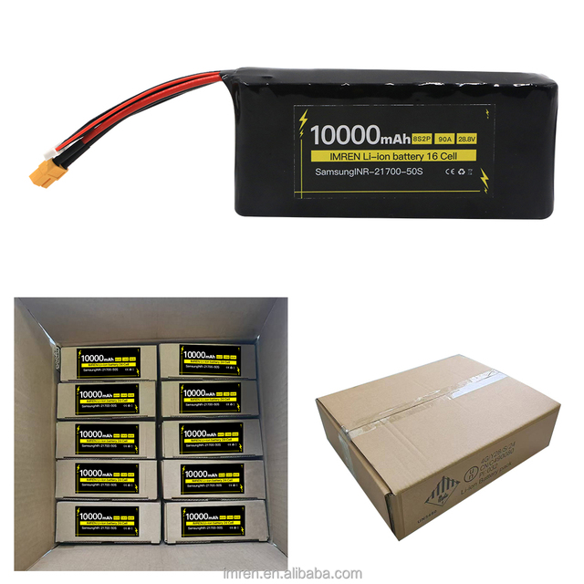 6S3P 6S2P 8S3P 8S3P 10000mAh 15000mAh INR21700-50S Drone Lithium Ion Battery Pack  Power Cell