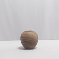 Vase en céramique de style rustique vintage, peint à la main, pour table, cheminée, console, décoration intérieure, fabrication artisanale
