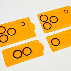 Protection d'objectif d'appareil photo 2.5D en verre soyeux pour iPhone 17 Pro, anti-rayures 9H, couverture intégrale, film protecteur d'objectif en verre transparent, anti-choc - Product Image 1