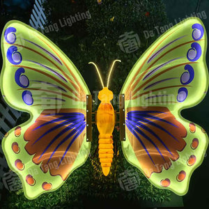 New Arrival Dynamic 3D LED Butterfly Wing Lights for Garden Scenic Decoration Christmas and Wedding Outdoor Display - Product Image 2