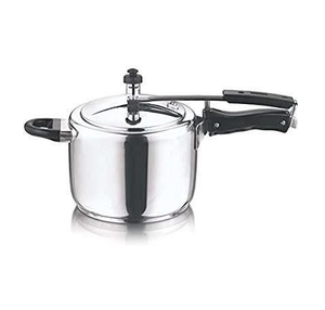 Casserole à pression en acier inoxydable de qualité supérieure, base à induction, couvercle intérieur, construction robuste et résistante - Product Image 2