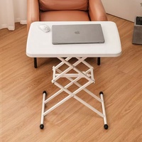 Table d'appoint à bas prix intérieur extérieur réglable en hauteur léger maison en plastique TV plateau de dîner Table pliante