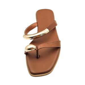 Sandalias Planas de Verano para Mujer, Punta Abierta, Suela Suave, Moda Casual, Ligeras, Cómodas, con Correa - Product Image 4