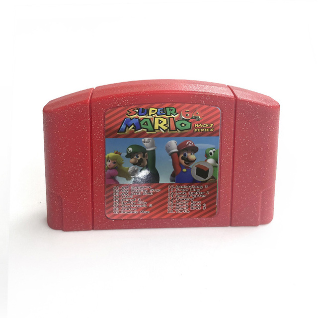 USA Version English Super Marioed 18 in 1 N64 Retro Video Game Consoles 64bit Game Cartridge for N64
