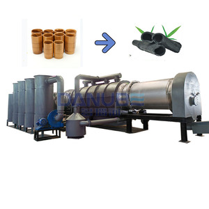 2025 Factory <b>Rotary</b> Drum Carbonizing Sawdust Smokeless Continuous Carbonization Furnace Charcoal Making <b>Machine</b> - Product Image 1