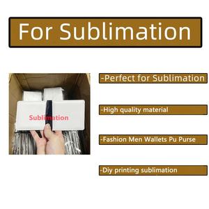 Cartera de PU Casual de Alta Calidad para Hombre, Regalos de Graduación, Diseño de Banco con Impresión Personalizada por Sublimación, Ligera de 0.06 kg - Product Image 3