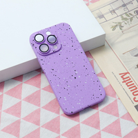 Coque arrière pour téléphone portable en PC brillant de couleur unie pour iPhone 11 12 13 14 15 16 17 18 Pro Max
