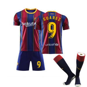 <span class=keywords><strong>Maillot</strong></span> de football Barcelone 20-21 domicile <span class=keywords><strong>et</strong></span> extérieur, numéro 10, pour homme, tenue de match rayée d'été - Product Image 4