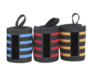 Sport Polsband Bron Fabrikant Elastische Bandage Pols Bodybuilding Wikkelen Compressie Riem Gewichtheffen Fitness Bandage