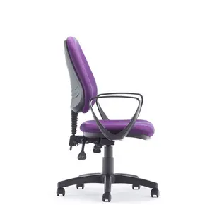 Kursi kantor ungu sepenuhnya jala 2024, kursi kantor tugas konferensi ergonomis nyaman