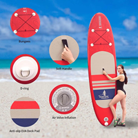 Nouveau design So Cool gonflable Stand Up Paddle Board extérieur SUP Paddleboard planche de surf sur l'eau