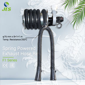 Extrator de Exaustão Veicular com Mangueira Dupla e Bico Duplo para Controle de Fumaça em Garagem - Product Image 1