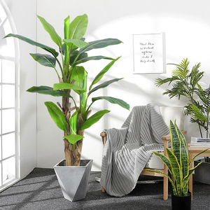 Plátano <span class=keywords><strong>de</strong></span> la mejor calidad, bonsái, <span class=keywords><strong>plantas</strong></span> <span class=keywords><strong>de</strong></span> árbol <span class=keywords><strong>de</strong></span> plástico, hoja <span class=keywords><strong>de</strong></span> plátano artificial, <span class=keywords><strong>plantas</strong></span> falsas, árbol <span class=keywords><strong>de</strong></span> plátano para decoración interior y <span class=keywords><strong>exterior</strong></span> - Product Image 2