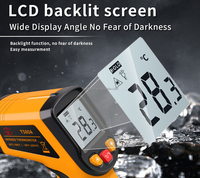 Digitales Infrarot-Thermometer für Kochen, Grillen, Pizzaofen, Infrarot-Thermometer mit Laser und Hintergrundbeleuchtung