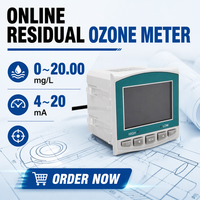 Analyseur d'ozone en ligne T-Measurement avec électrode composite triple ou double, système de mesure de la qualité de l'eau RS485 Modbus RTU