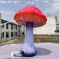 Décorations de champignons gonflables géants | Plantes gonflables personnalisées pour événements, fêtes, festivals et accessoires de scène