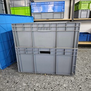 Eu8628 tự động công nghiệp sử dụng nhựa lớn <span class=keywords><strong>container</strong></span> stackabl hậu cần thùng hộp nhựa cho lưu trữ và Giao thông vận tải - Product Image 6